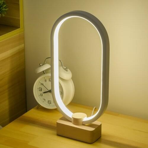 USB table light spiral decoration art LED table lamp Bedside living room desk lamp LED night light optional RGB desk light