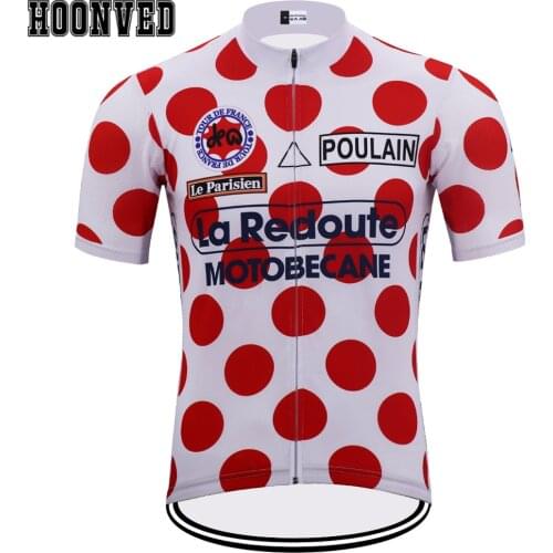 1982 The 2019 New team Man Champion La Redoute Road Cycling Jersey Short Sleeves Triathlon Clothing maillot ciclismo hombre