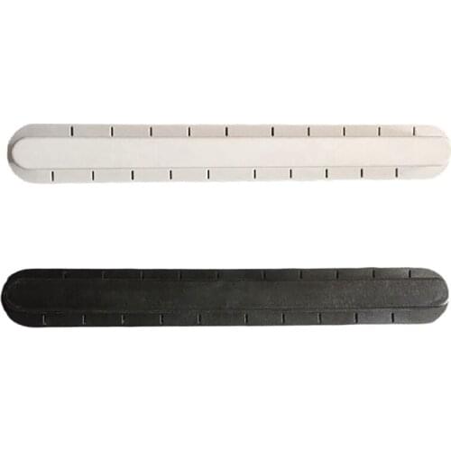 2PCS Surfboard Fin Box Paddle Board Wakeboard Long Board Big Center Fin Box Surfboard Tri Fin Box(White & Black)