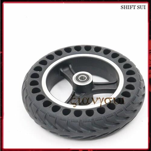 200x50 Explosion-proof Electric Bike Scooter Tubeless Tyres 8 Inch Motorcycle Solid Wheel Tires Bee Hive Holes