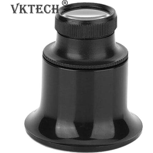 20X Jeweler Watch Repair Magnifier Portable Monocular Magnifying Glass Loupe for Eye Magnifier Lens Watchmakers Jewelry Tools