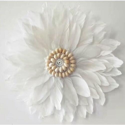 40cm Nordic Baby Room Decoration Pillow Toys Kids Bedroom Crib Tent Decor Ornaments Flower Wreath Artwork Wall Dolls Stickers