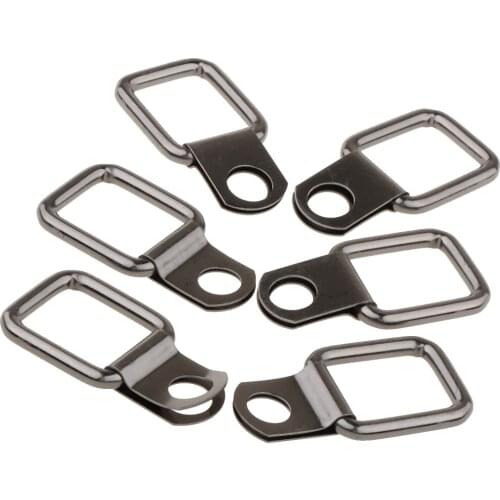 6pcs Tie Down Strap Stainless Heavy Duty for Jeep Wrangler Trunk Cargo