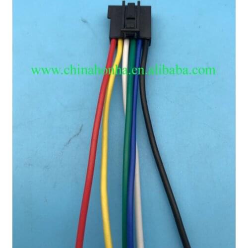 Free shipping 2/5/10/100pcs 6 pin electrical cale connector for EIS ELV Testing Line set A0255452226 1-969508-2 13543937