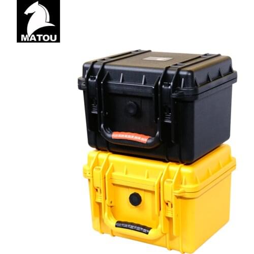 Tool case toolbox waterproof protective equipment case camera case suitcase with pre-cut foam lining Panel installation box