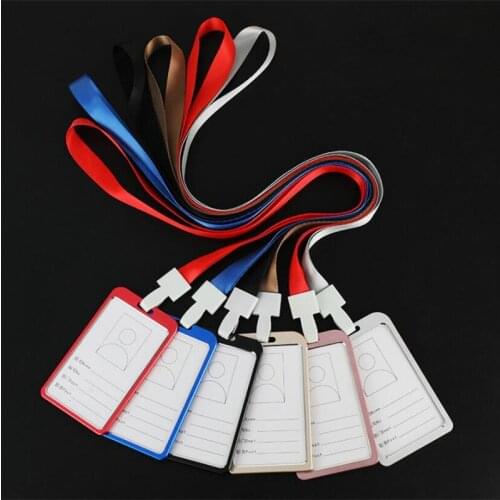 1pc High quality Aluminium Alloy Card Holder Employee Name ID Card Cover Metal Work Certificate Identity Badge ID Business Case