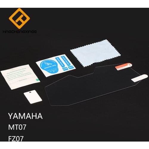For yamaha MT07 FZ07 Motorcycle Speedometer Cluster Scratch Protector Dashboard Film Screen Stickers For Yamaha mt 07 fz 07