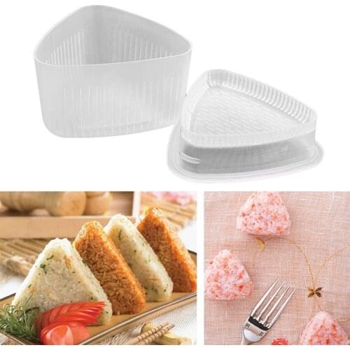 DIY Sushi Mold Onigiri Rice Ball Food Press Triangular Sushi Maker Mold Sushi Kit Japanese Kitchen Bento Accessories