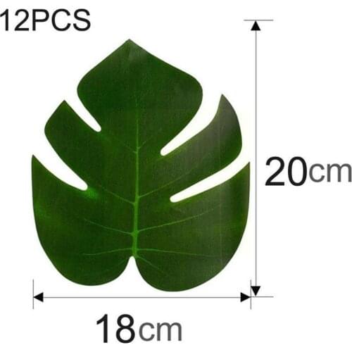 Artificial Tropical Leaves For Hawaii Luau Wedding Accessories Wedding Flower Party Decorations Table Beach Theme Decoratio G5G9