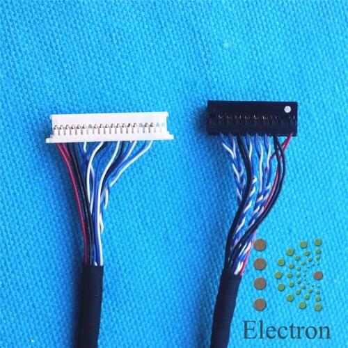 2pcs/lot 51146-20P-D8 LVDS Cable LCD Signal Wrie 20Pin 1ch 8bit 1.25mm Pitch