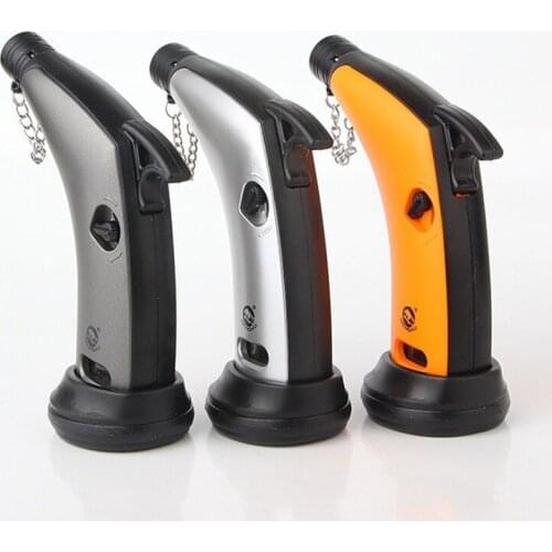 Creative Metal Nozzle Durable Spray Gun Welding Torch Straight Into The Lighter Smoking Accessories for Weed Gadgets for Men