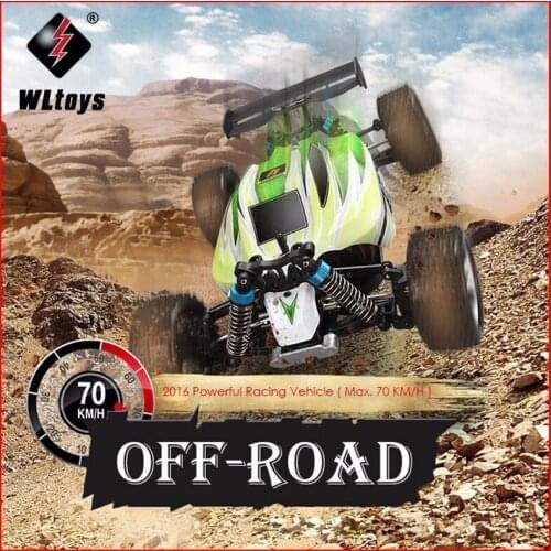 70KM/H RC Car WLtoys A959 2.4G 1/18 Scale Remote Control Off-road Racing Car High Speed Stunt SUV Toy Gift For Boy RC Mini Car