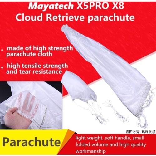 Mayatech 3-8kg Parachute X5PRO X8 Cloud Retrieve parachute Aerial Survey UAV Parachute White