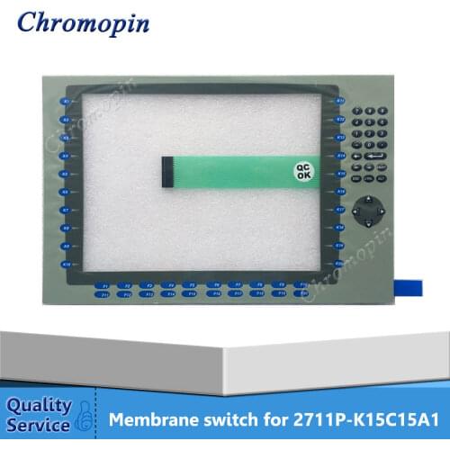 Membrane switch keypad for AB 2711P-K15C15A1 2711P-K15C15A2 2711P-K15C15A6 2711P-K15C15A7 PanelView Plus CE 1250 keyboard