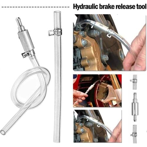 Motorcycle Clutch Brake Bleeder Hose Hydraulic Clutch One Way Valve Tube Bleeding Tool Auto Replacement Parts Adapter Kit