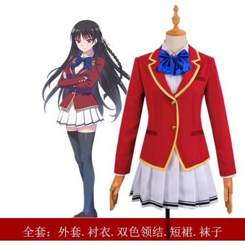New Anime Classroom of The Elite Horikita Suzune Cosplay Costume School Uniform Outfit Fancy Party Daily Dress Custom Any Size
