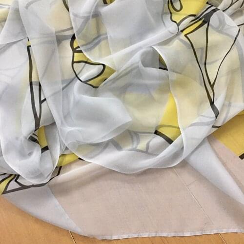 #,sell by 8m(10patterns),100% Silk fabric chiffon,color:as pictures,width:108cm,thickness:4---6mm,good price