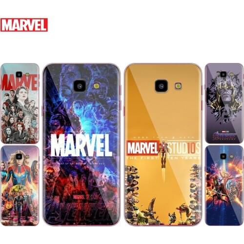 Transparent Cover Marvel Avengers Assemble For Samsung Galaxy J8 J7 J6 J5 J4 J3 J2 Duo Prime Plus Core 2018 Phone Case
