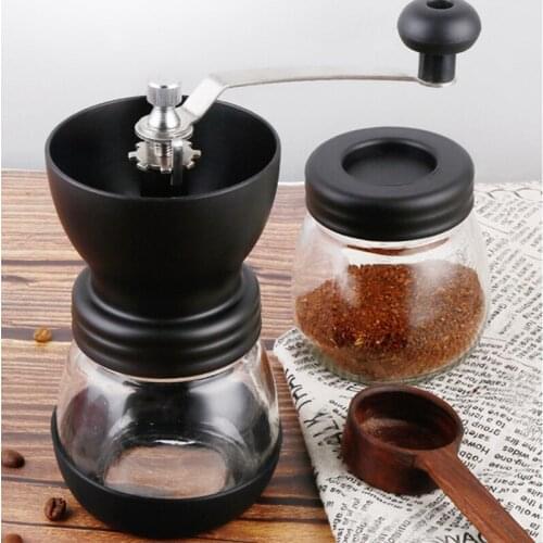 Hot Manual Coffee Grinder Ceramic Coffee Grinder Manual Bean Burr Grinders Mill Kitchen Grinders