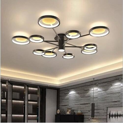 Modern Nordic LED Chandeliers Black body Lighting Fixtures Luminaire Lustres De Teto For Dining Room Kitchen Restaurant Lamp