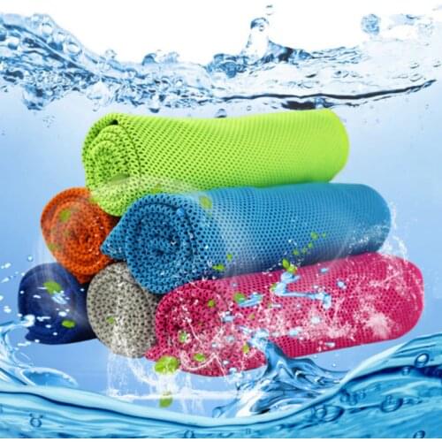 Microfiber Sport Towel Rapid Cooling Ice Face Golf Towel Quick-Dry Beach Towels Summer Enduring Instant Chill Towels Drop Ship