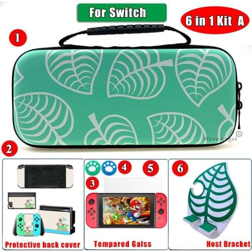 Animal Crossing Storage Hand Bag For Nintend Switch Hard Case NS Lite Console Carrying Portable Travel Bag Game Accessories