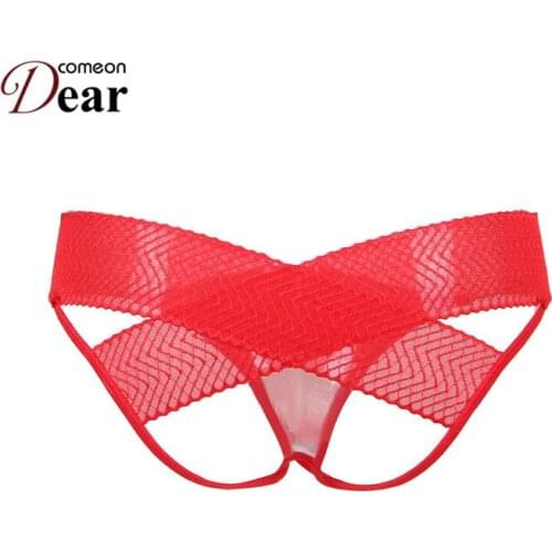 Comeondear Ondergoed Dames Slips Calcinhas Hollowed Out Plus Size Sexy Panties Crotchless Bragas Mujer Women Underwear PA5153