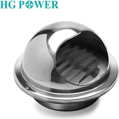 Waterproof Stainless Steel Wall Mount Grille Cover Air Ducting Ventilation Outlet for Ceiling Window Exhaust Vent Cap Household