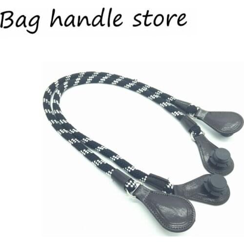 1 Pair Long 70 Cm Wine Red Metal Handle For obag Tote Women Bag 2021