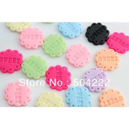 150pcs matte Cookie Biscuit Sweets Resin Kitsch Jewelry Cabochons 20mm Cameo Covers Deco decoden charm matte fake food