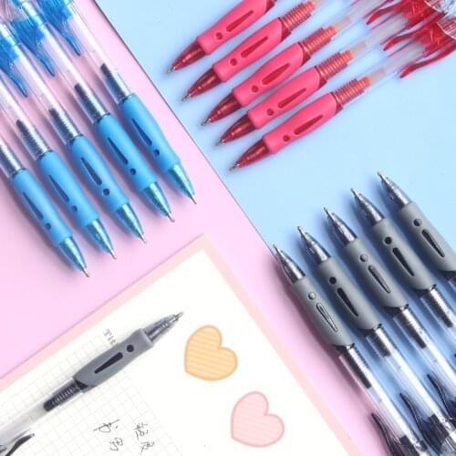 50PCS 0.5mm Medium-sized Gel Pens for Primary and Secondary School Students Examination Dedicated Pen Office Signature Pen
