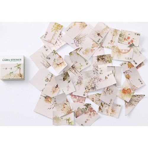 Chinese painting Memo pad Stickers Posted It Kawaii Planner Scrapbooking Stationery Sticker Escolar School Supplies