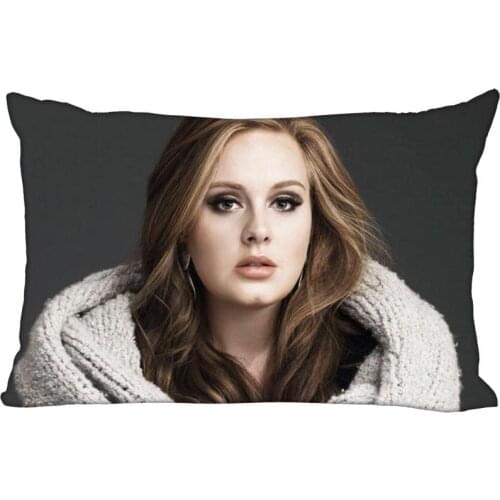 Custom Adele Rectangle Pillowcase zipper dakimakura Classic Pillow Case size 35*45cm DIY Gift Drop Shipping