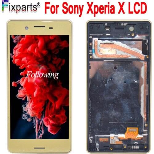 For Sony Xperia X LCD Display Touch Screen Digitizer Assembly F5122 Display Replacement Parts For SONY F5121 LCD Xperia X Screen
