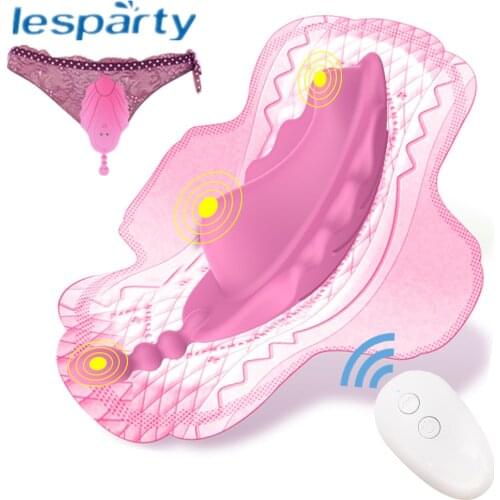 Portable Wearable Female Masturbation Butterfly Dildo Vibrators For Women Vaginal Massage G Spot Stimulation Sex Toys Vibrator