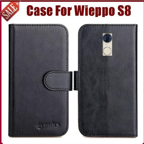 Hot Sale! Wieppo S8 Case New Arrival 6 Colors High Quality Flip Leather Protective Cover For Wieppo S8 Case Phone Bag