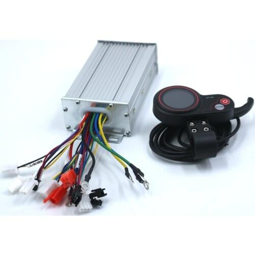GREENTIME 36V/48V/52V/60V 800/1000W BLDC Electric scooter controller E-bike brushless driver and smalrt LCD Display one set