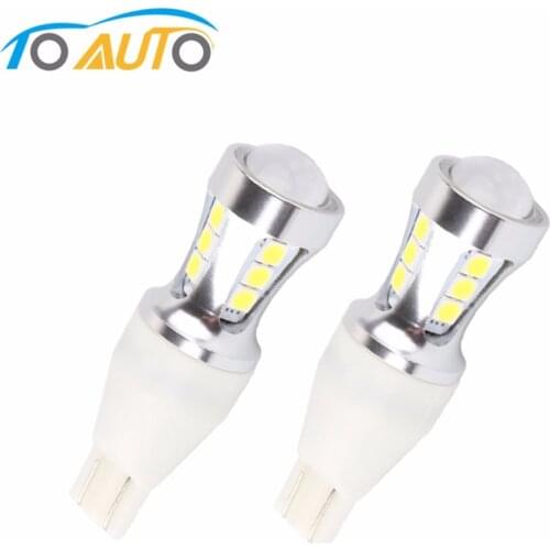 2 pcs T15 Canbus OBC Error Free Bulbs Interior Emitter LED 921 912 W16W Car lamps Auto Lights 18 SMD 3030 Xenon White