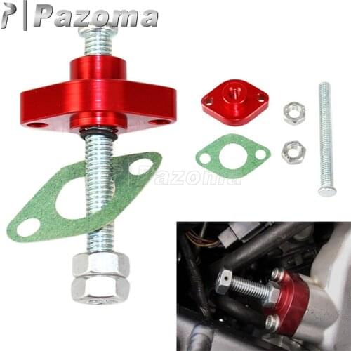 Red Motorcycle CNC Manual Cam Chain Tensioner For Kawasaki Zx 1100c 1990-1993Zx 1100d 1993-2001 Zx 1200 Zzr 2002-2005