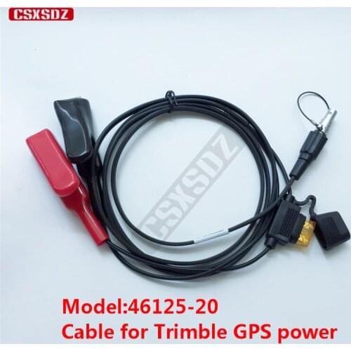 NEW Trimble Power Cable for Trimble R8 R7 R6 5700 5800 GPS wire to Alligator clips Trimble 7pin cable ,46125-20