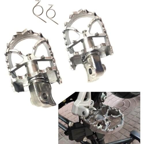 R1250GS R1200GS F800GS F700GS Motorcycle Foot Pegs Pedal Stainless Steel Footrest Non-Slips Foot Rest for BMW R 1250/1200 GS ADV