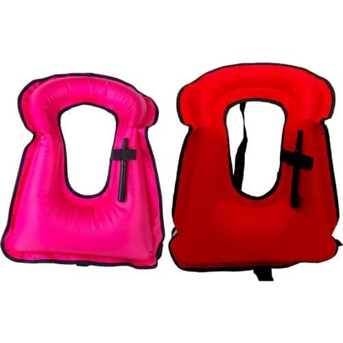 Adult Life Vest Portable Swimming Boating Snorkeling Buoyancy Vest Inflatable Outdoor Safety Rafting Life Jacket