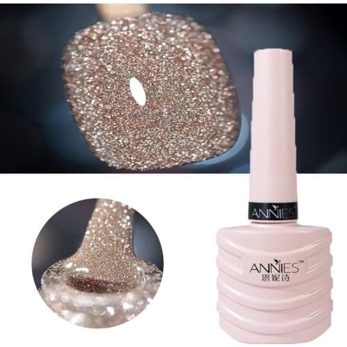 10ml Glitter Nail Gel Polish Primer UV Nail Gel Varnish Top Coat Soak Off UV LED Gel Shiny Silver Nail Lacquer DIY Nail Polish