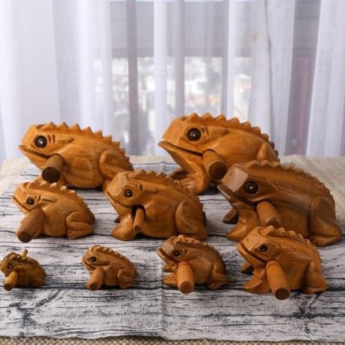 Retro Feng Shui Toad Money Ornaments Wealth Chinese Wooden Frog Toad Coin Aesthetics Home Office Decor Lucky Gifts Paperweight