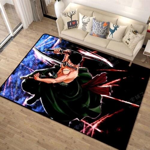 Roronoa Zoro One Piece Luffy Chopper Dream Floor Rug Carpet Bedroom Doormat Non-slip Mat Cartoon Gift