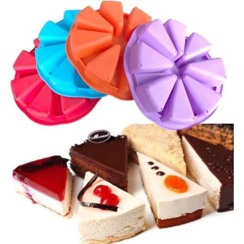 Silicone Bakeware Baking Food Grade Mold 8 Points Scone Cake Household Used In Microwave Oven D937