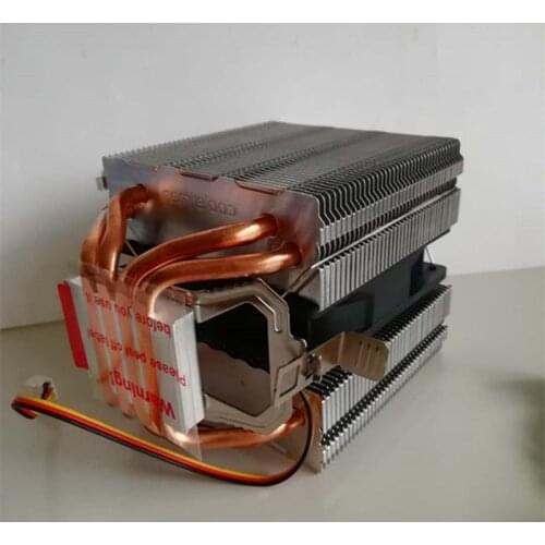 LED CPU Cooler Fan 4 Heatpipe Dual Tower 12V Cooler Cooling Fan Heat Sink for Intel LAG 1155 1156 775 AMD Socket AM3/AM2