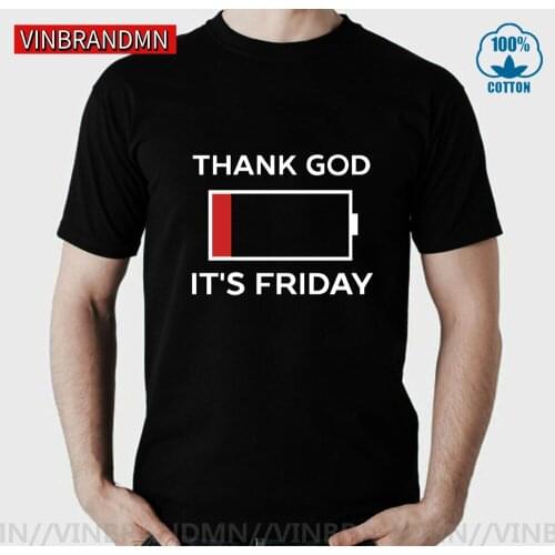 2020 Summer Funny Woohoo Thank God Its Friday T shirt men Funny Great Gift Tee shirt for Workers Weekend Vacation lovers Tshirt