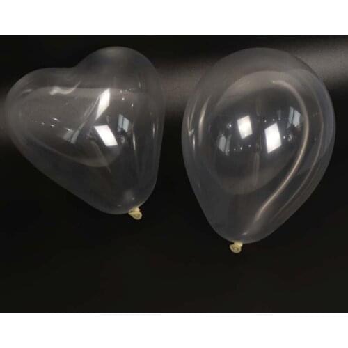 50pcs 10inch Transparent Clear Lovers wedding Balloons Round for Birthday Party Baby Shower Decoration