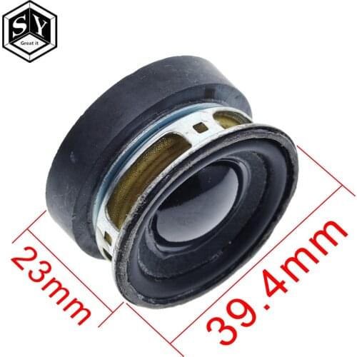 1pcs Acoustic Loudspeaker 4R 3W 40MM Speaker 36MM External Magnetic Black Hat PU Edge